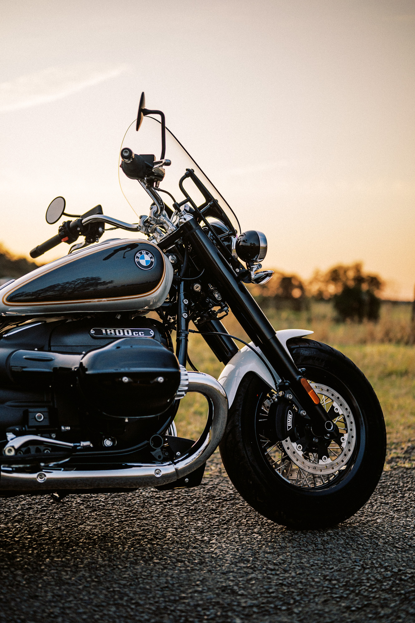 Detail shot of a 23023 BMW R 18 Motorcycle