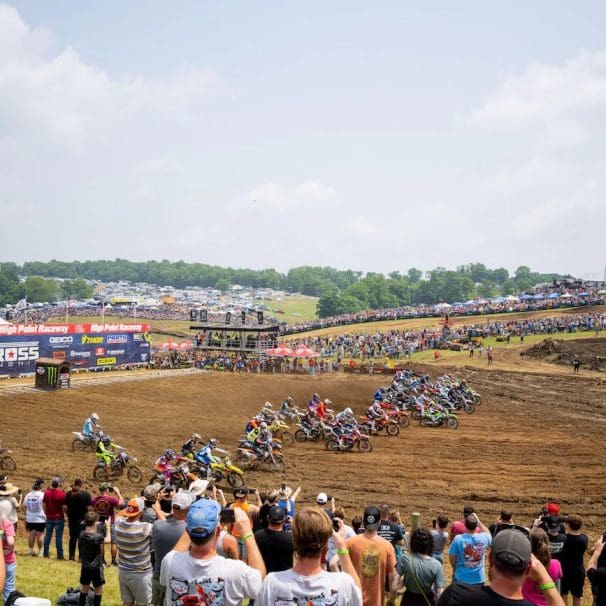 Riders participating in a previous round of MX. Media provided by Pro Motocross.