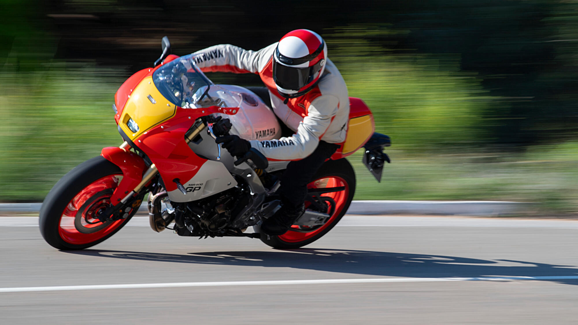 Yamaha's all-new 2024 XSR900 GP retro racer. All media provided by Yamaha.