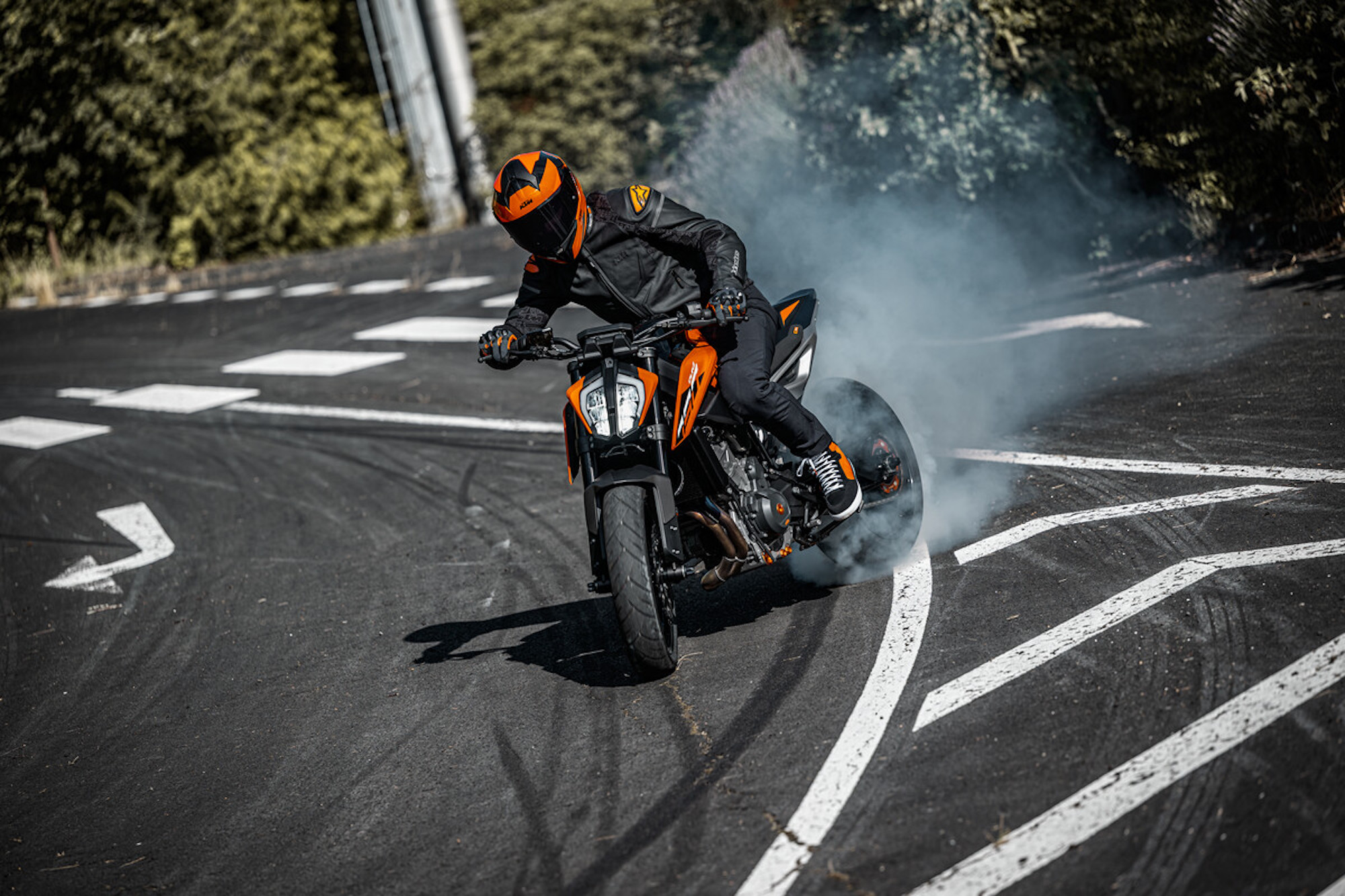 A view of KTM's 2024 790 Duke. All media provided by KTM.