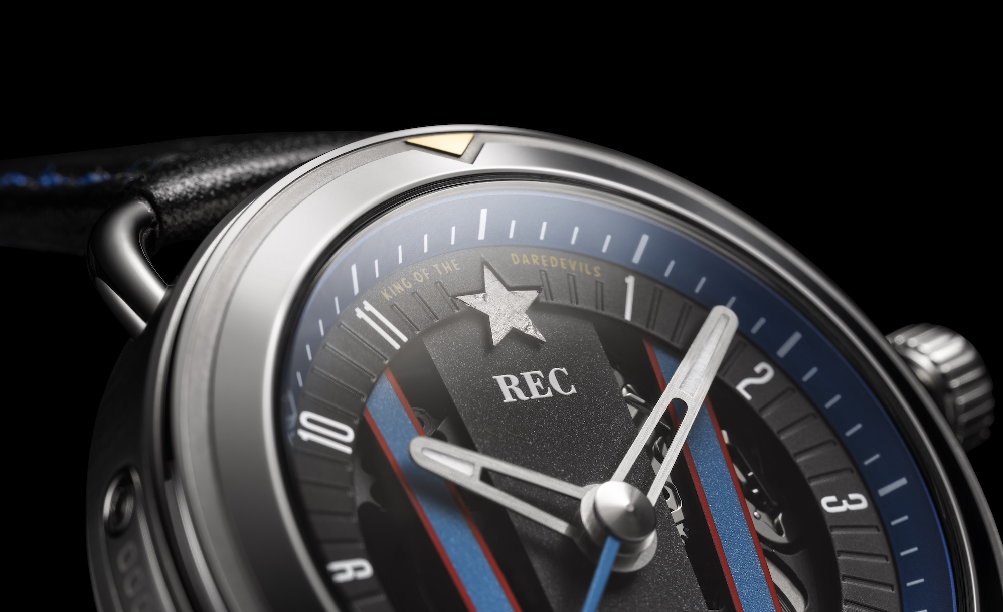 A view of the TTT Knievel. Media provided by REC Watches.