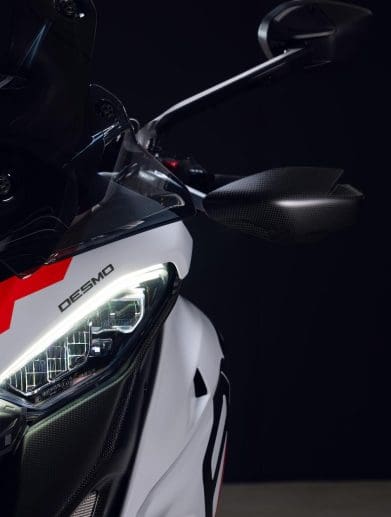 A view of Ducati's brand new Multistrada V4 RS. All media provided by Ducati.