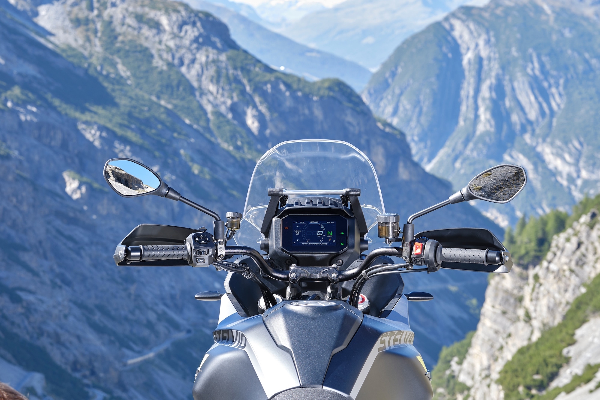 A view of Moto Guzzi's new Stelvio. All media provided by Moto Guzzi.