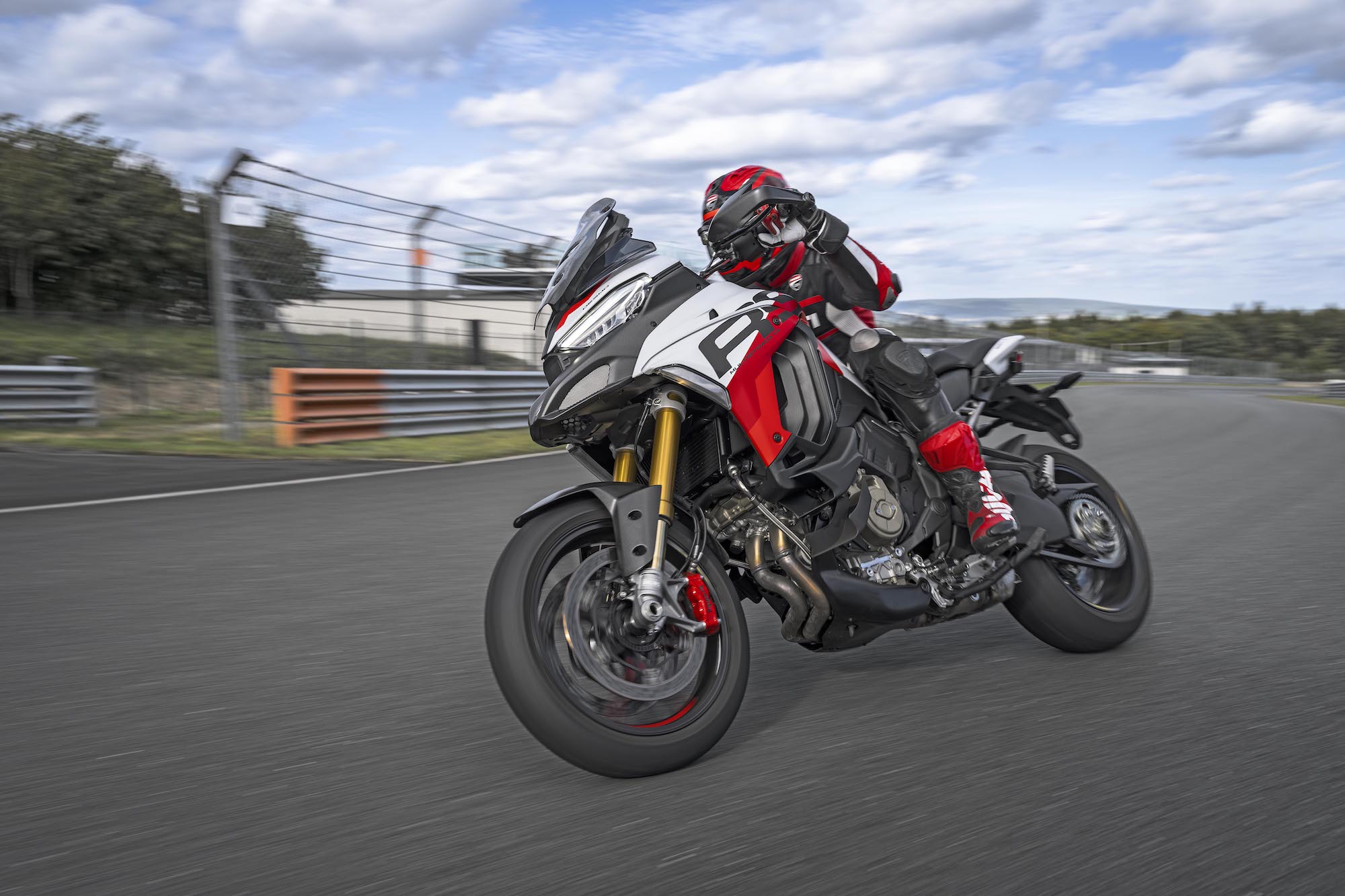 A view of Ducati's brand new Multistrada V4 RS. All media provided by Ducati.