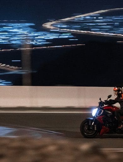 Ducati's elegant Diavel V4. Media provided by Ducati.
