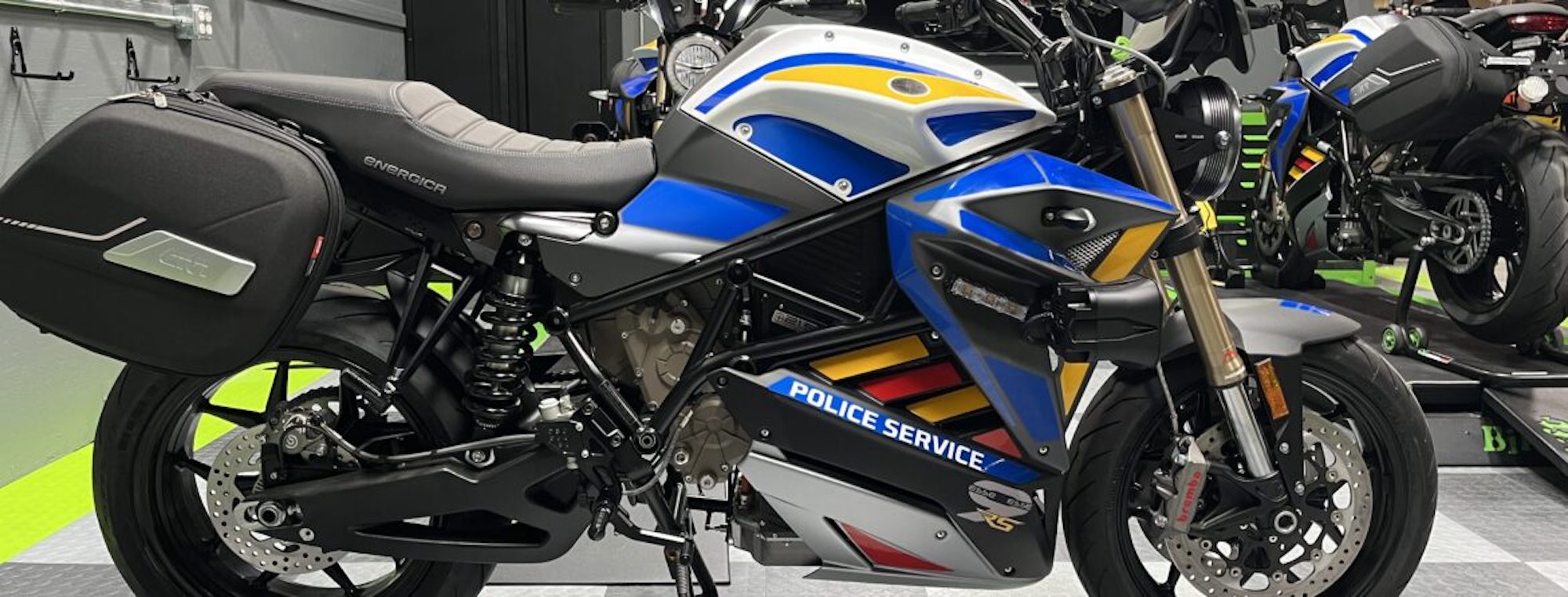 A view of the EsseEsse9+ models provided to the Barbados Police Service. Media sourced from Energica.