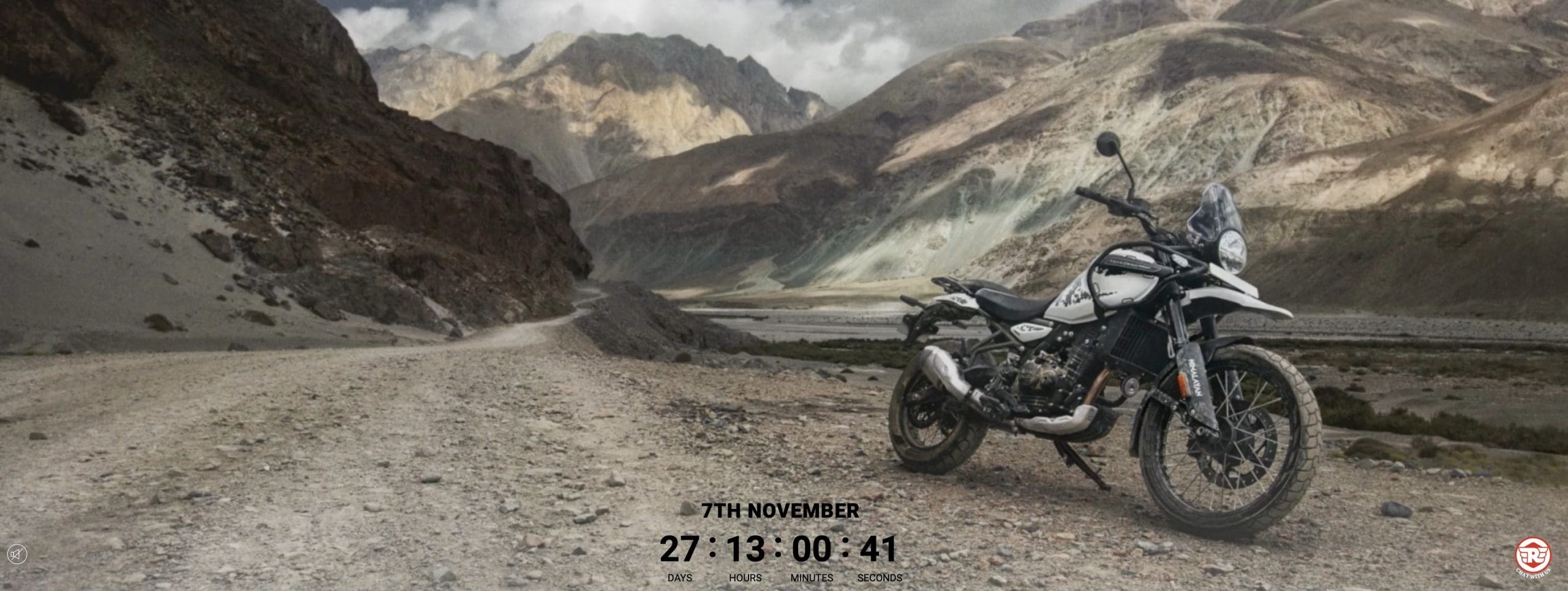 A view of Royal Enfield's soon-to-debut Himalayan 450. Media sourced from Royal Enfield's social media page.