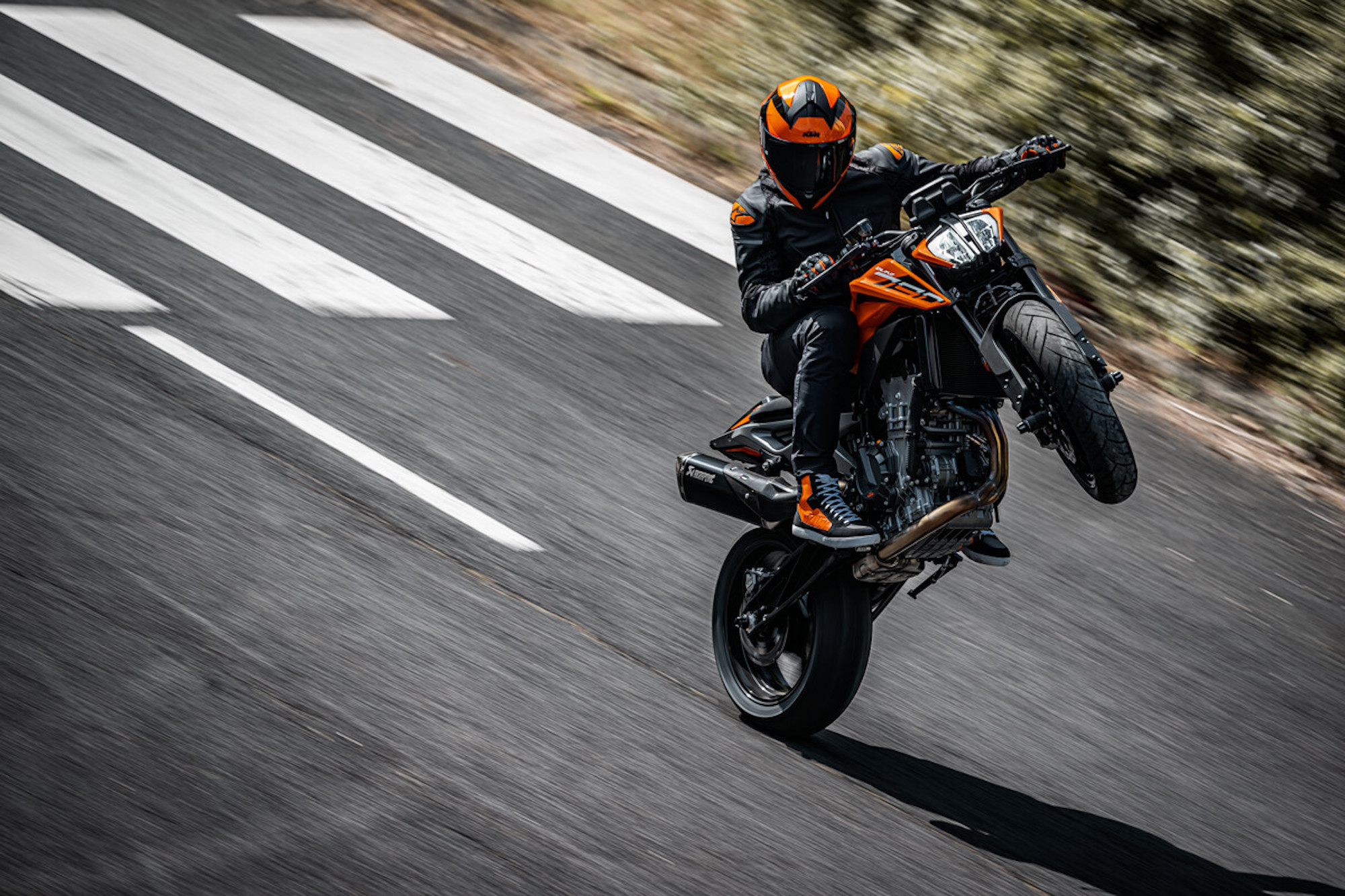 A view of KTM's 2024 790 Duke. All media provided by KTM.