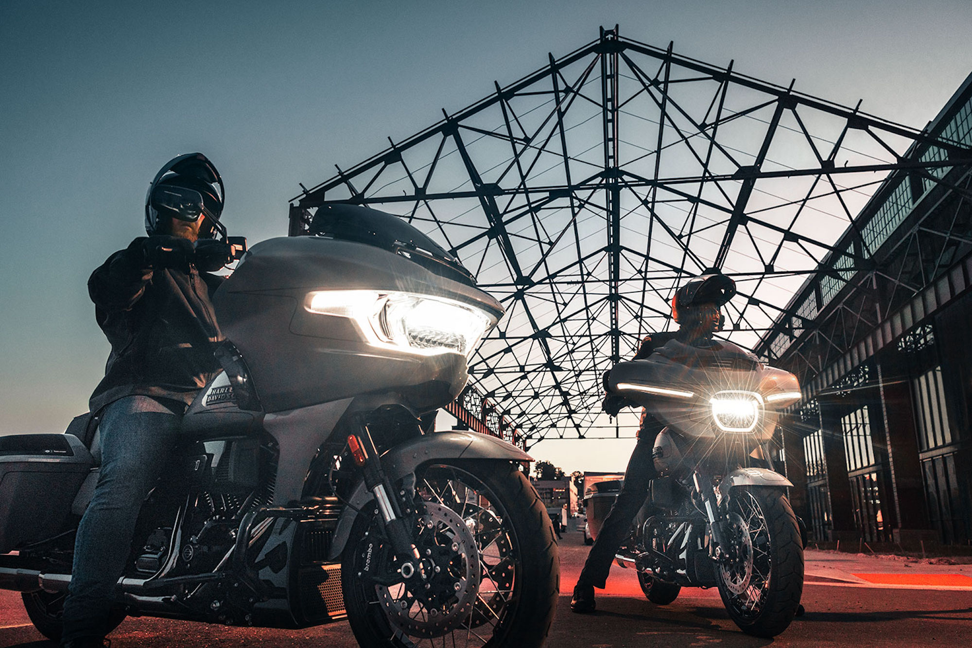 A view of Harley-Davidson's Road Glide and Street Glide. Media sourced from Harley-Davidson.