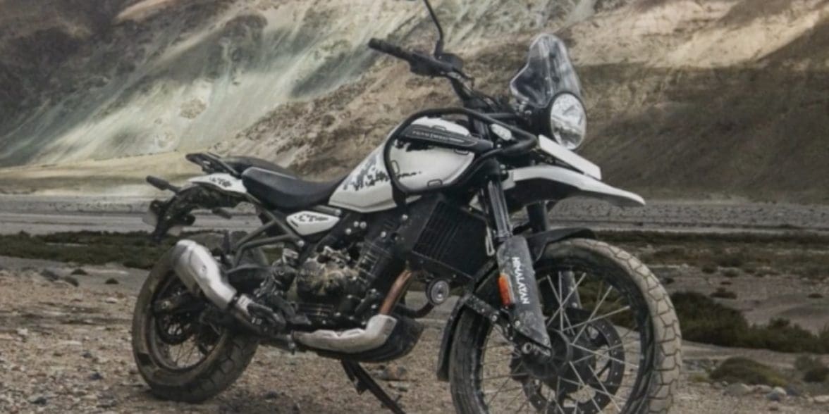A view of Royal Enfield's soon-to-debut Himalayan 452. Media sourced from Royal Enfield's social media page.