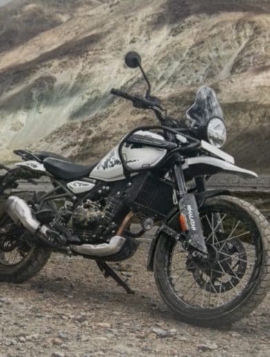 A view of Royal Enfield's soon-to-debut Himalayan 452. Media sourced from Royal Enfield's social media page.