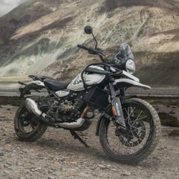 A view of Royal Enfield's soon-to-debut Himalayan 452. Media sourced from Royal Enfield's social media page.