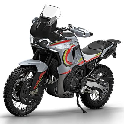 A view of MV Agusta's Lucky Explorer 9.5, which has been rebranded to "Enduro Veloce." Media sourced from CycleWorld.