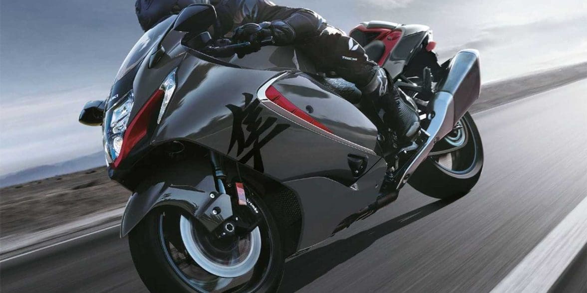 A view of Suzuki's Hayabusa - the same bike that's going to have a Homecoming celebration on November 11th! All media provided by Suzuki.