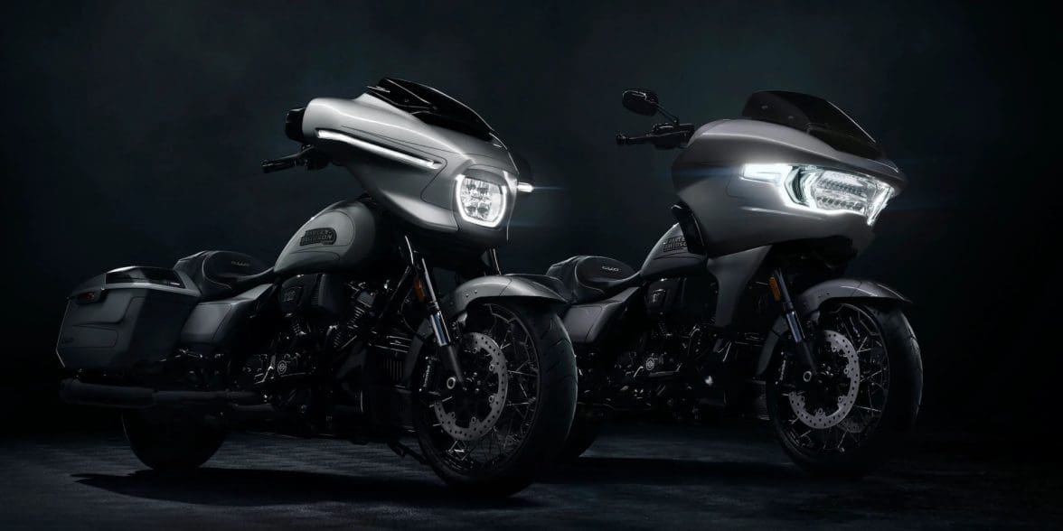 A view of Harley-Davidson's Road Glide and Street Glide. Media sourced from Harley-Davidson.