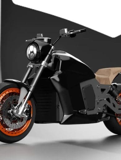 A view of Evoke's new electric cruiser, currently headed for American shores. Media courtesy of Evoke Motorcycles.