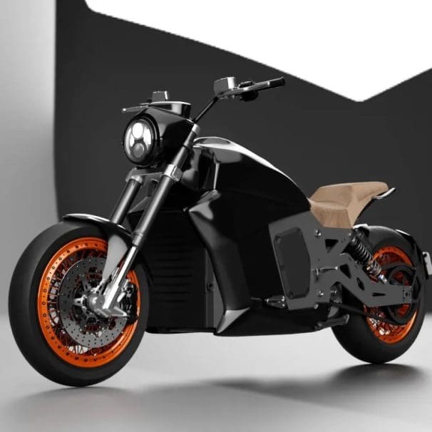 A view of Evoke's new electric cruiser, currently headed for American shores. Media courtesy of Evoke Motorcycles.