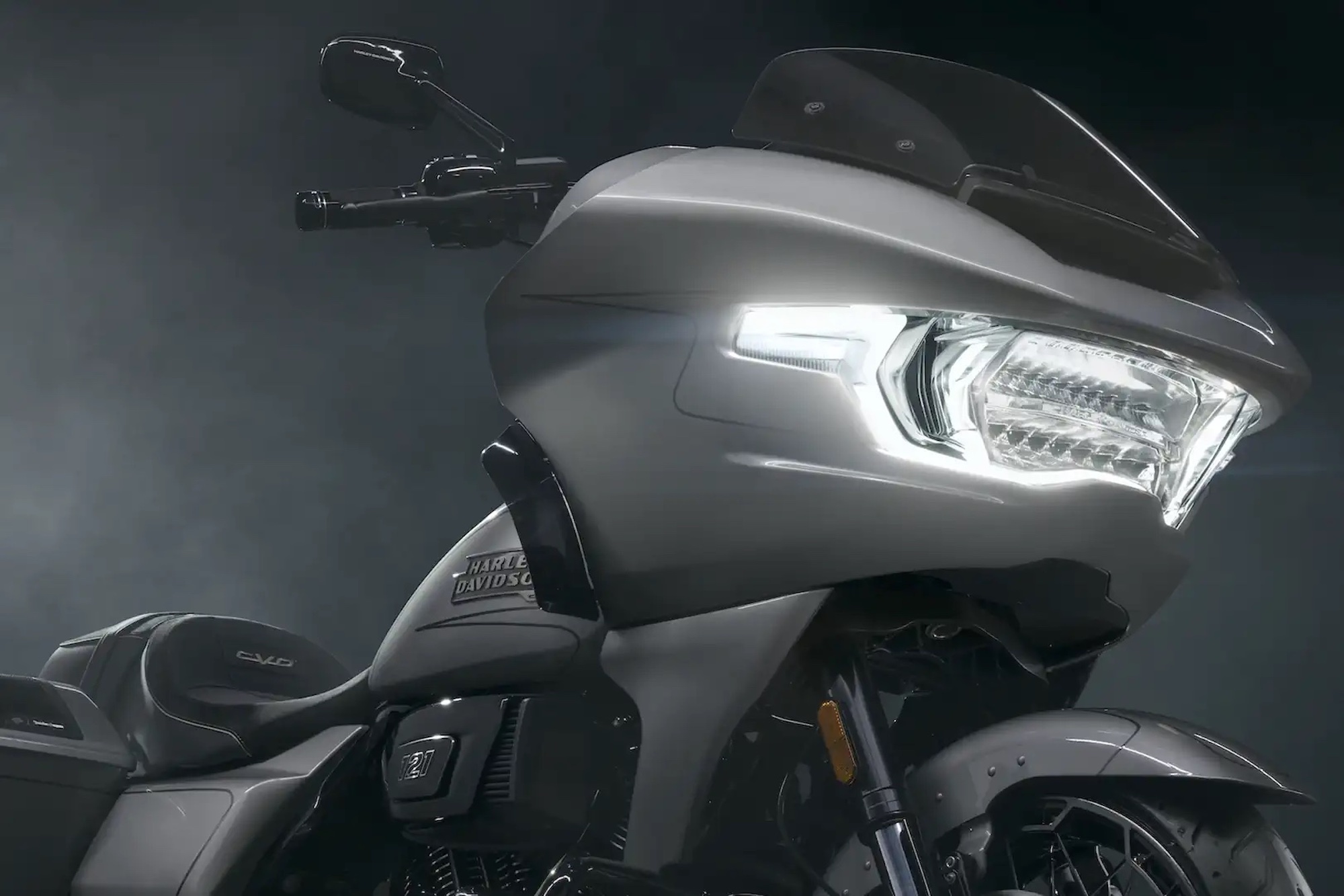 A view of Harley-Davidson's Road Glide. Media sourced from Harley-Davidson.