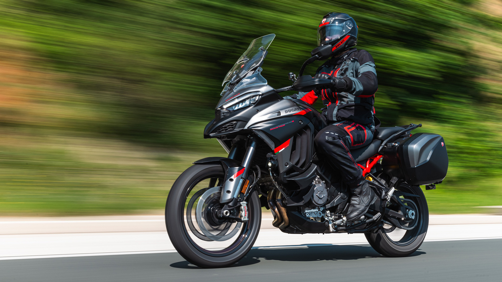 Ducati's Multistrada Grand Tour. All media provided by Ducati. 