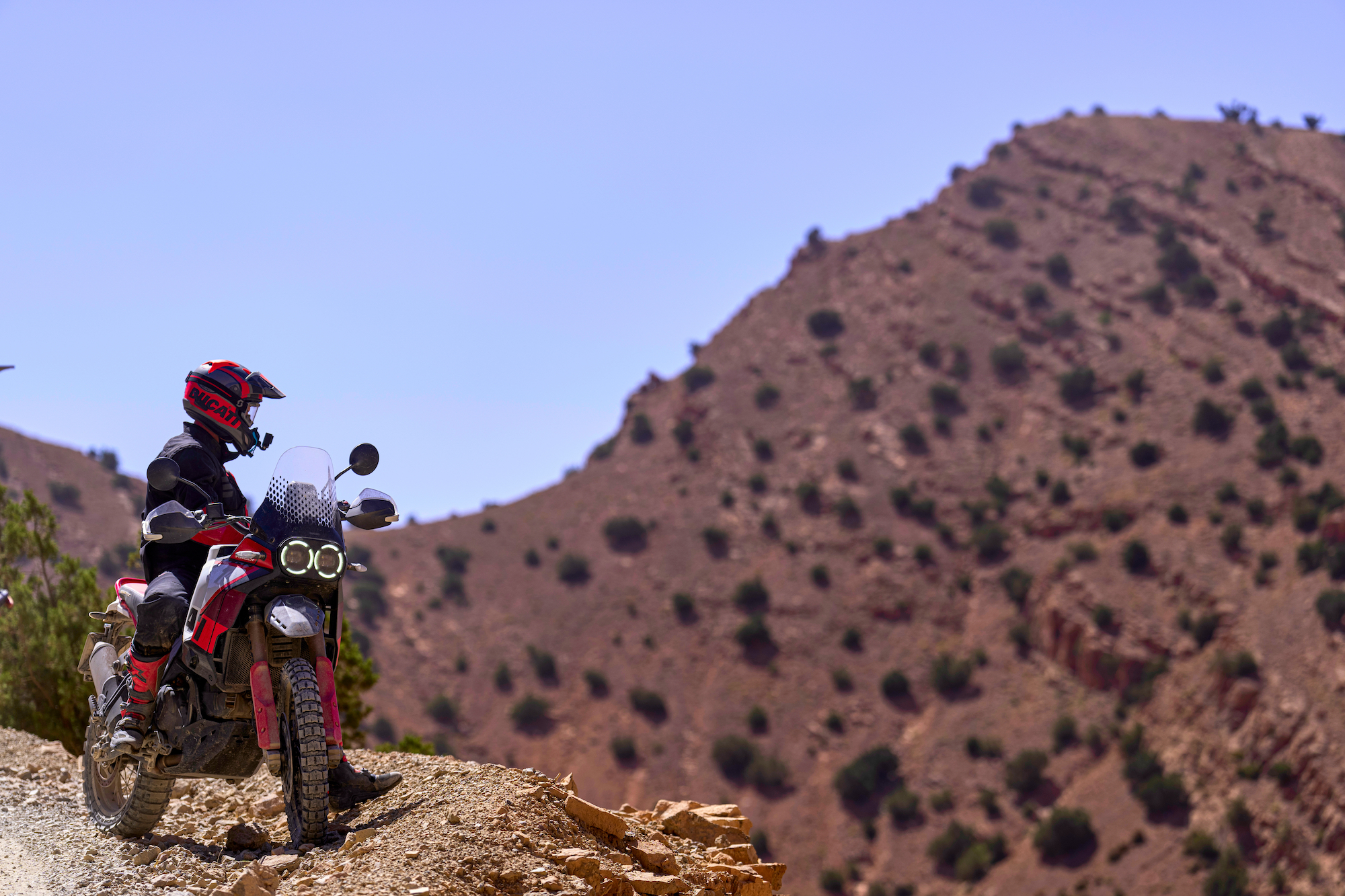 A view of the all-new 2024 Ducati DesertX Rally. All media provided by Ducati.