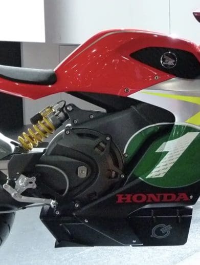 A view of Honda's RC-E, debuted at 2011's Japan Motor Show (Japan Mobility Show). Media provided by Honda.