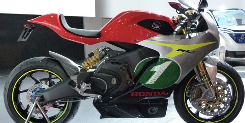 A view of Honda's RC-E, debuted at 2011's Japan Motor Show (Japan Mobility Show). Media provided by Honda.