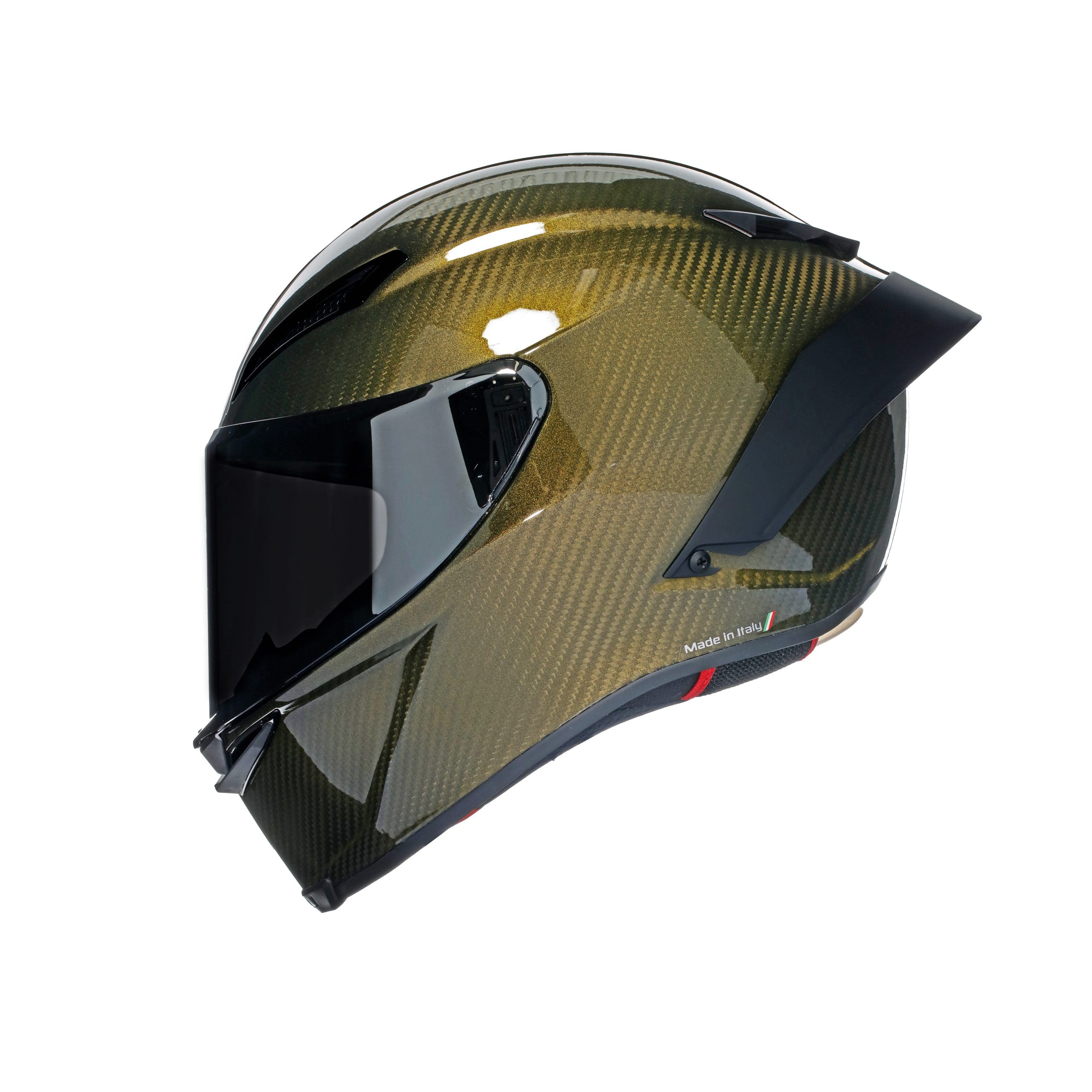 A view of AVG's new Limited Edition Pista GP RR Oro. All media provided by AGV. 