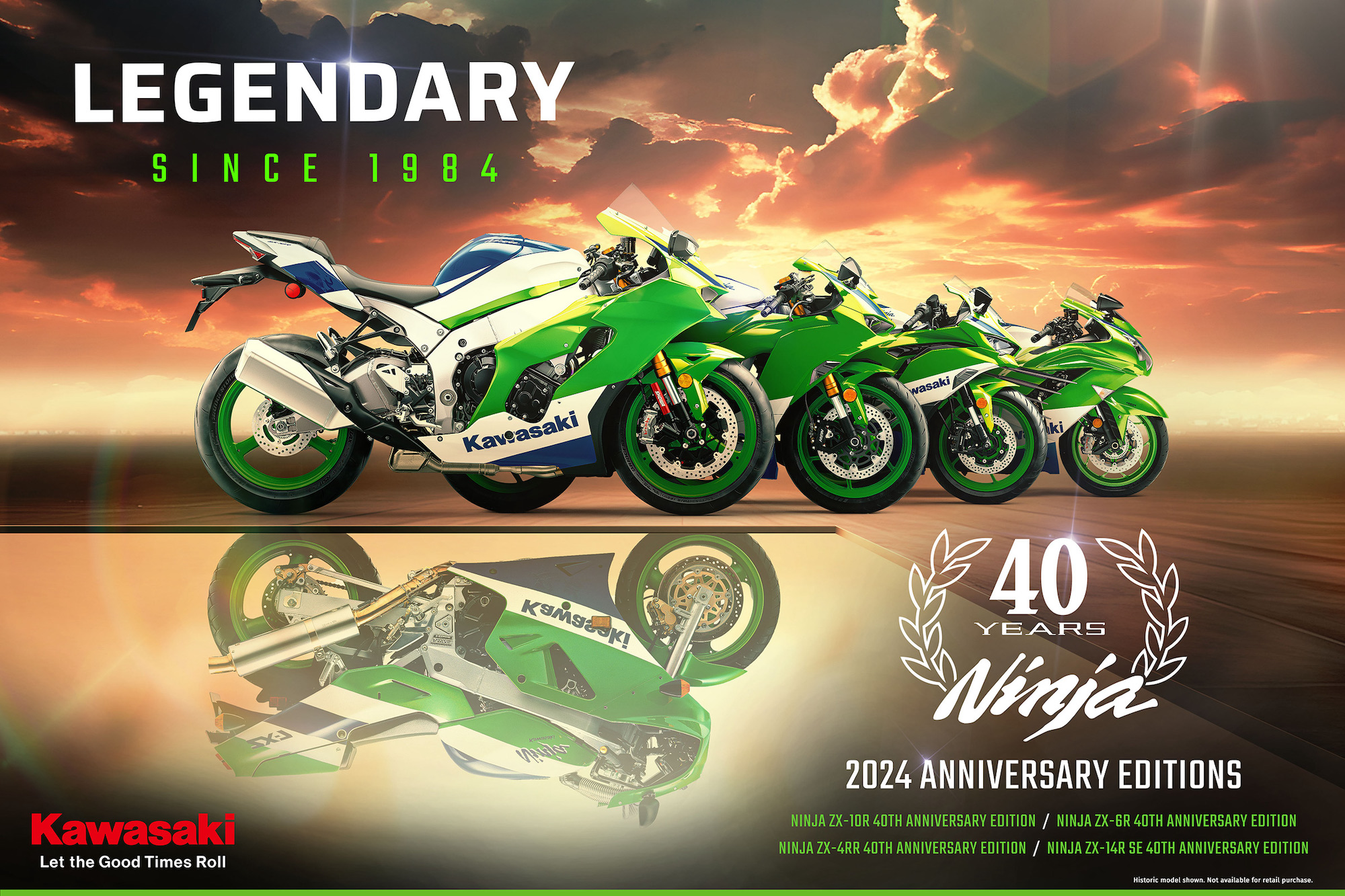 EICMA 2023: Kawasaki to Show Off 40th Anniversary Edition Ninjas EICMA 2023: Kawasaki to Show Off 40th Anniversary Edition Ninjas