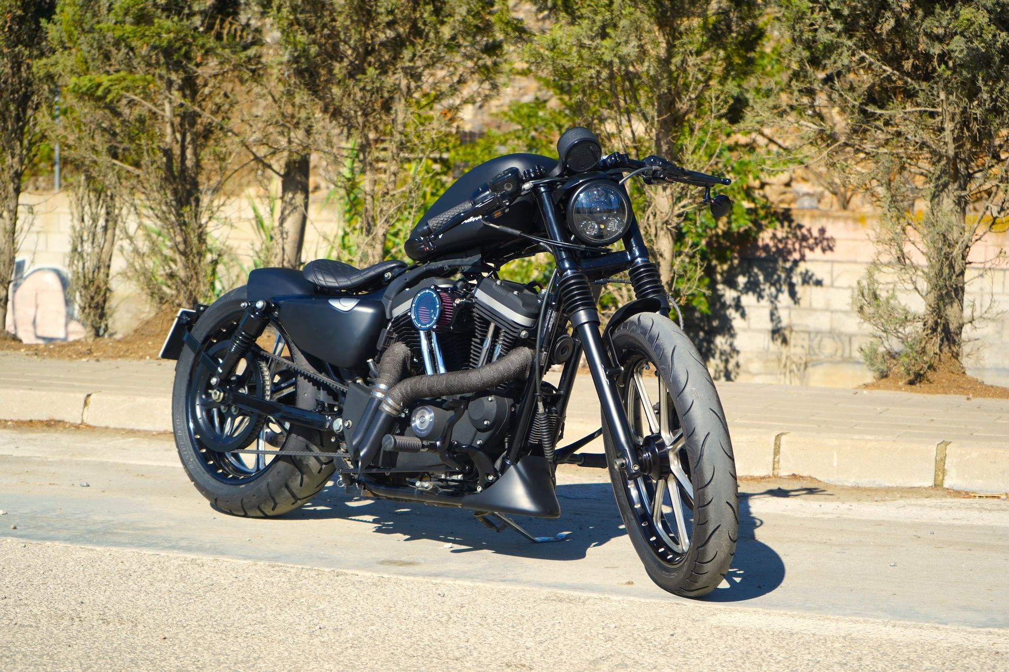 A view of the new Sportster Bobber RSD build courtesy of Francisco Alí Manén and his shop, Lord Drake Kustoms. Media provided by Francisco Alí Manén (LDK).