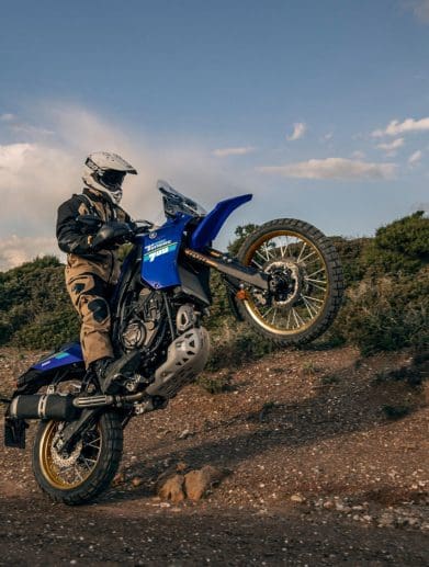 A view of the all-new 2024 Yamaha Ténéré 700 Extreme, to be debuted on October 20th. All media provided by Yamaha Motors Europe.