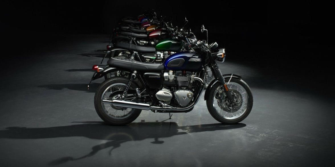 Triumph's new, limited edition 2024 Stealth Range. All media provided by Triumph.