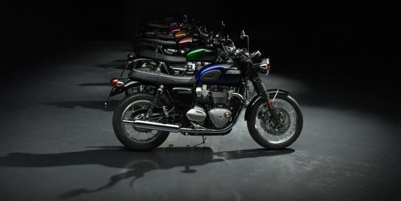 Triumph's new, limited edition 2024 Stealth Range. All media provided by Triumph.