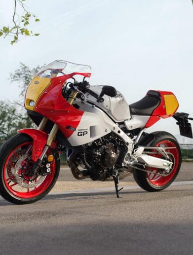Yamaha's all-new 2024 XSR900 GP retro racer. All media provided by Yamaha.