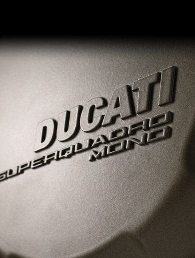 Ducati's new single-cylinder engine: The "Superquadro Mono." Media provided by Ducati.