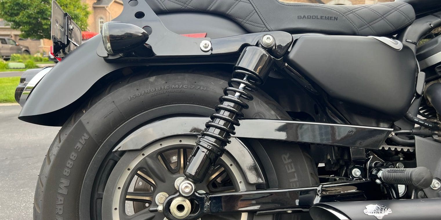 Progressive 412 Series Shocks on Harley Davidson