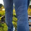 Rear jean detail on the REVOLT jeans