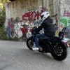 Devan riding a Harley Davidson Iron 883
