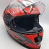 Titan Carbon Nero 45 degree view with visor open