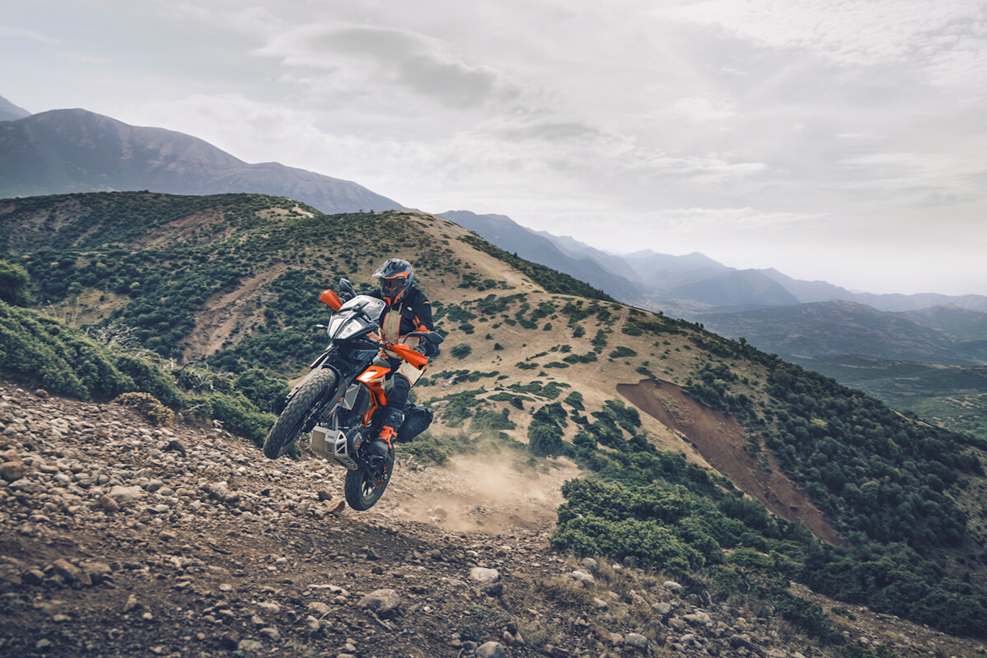 KTM's 2024 390 Adventure. Media provided by KTM.