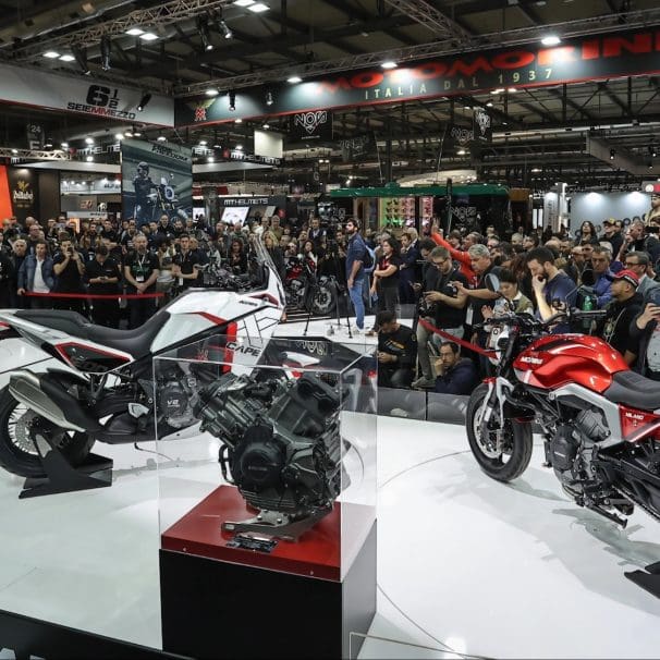 Moto Morini at EICMA 2023. Media provided by Moto Morini.