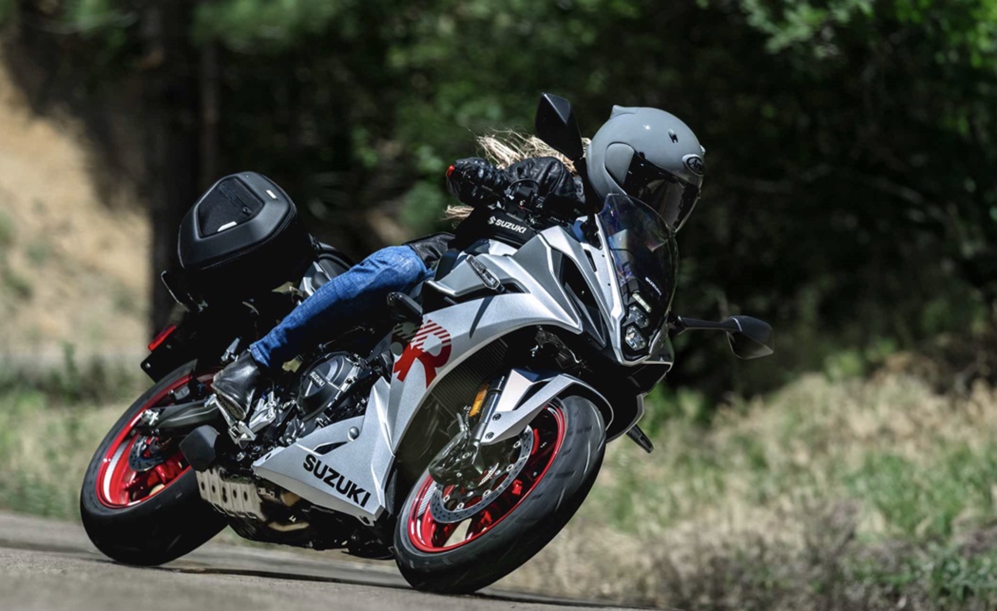 A view of Suzuki's all-new 2024 GSX-8R. All media provided by Suzuki. 