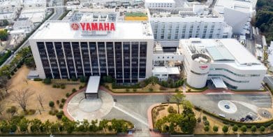 A view of Yamaha Motor Company's headquarters. Media provided by Roadracing World.