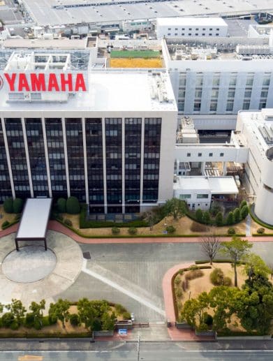 A view of Yamaha Motor Company's headquarters. Media provided by Roadracing World.