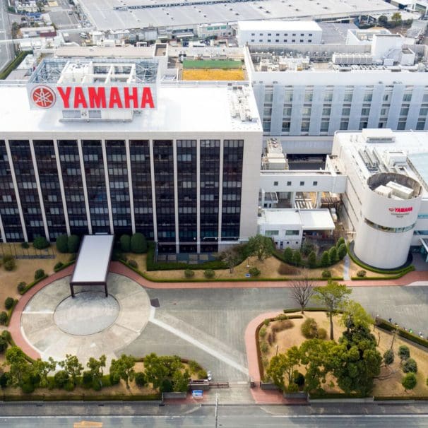 A view of Yamaha Motor Company's headquarters. Media provided by Roadracing World.