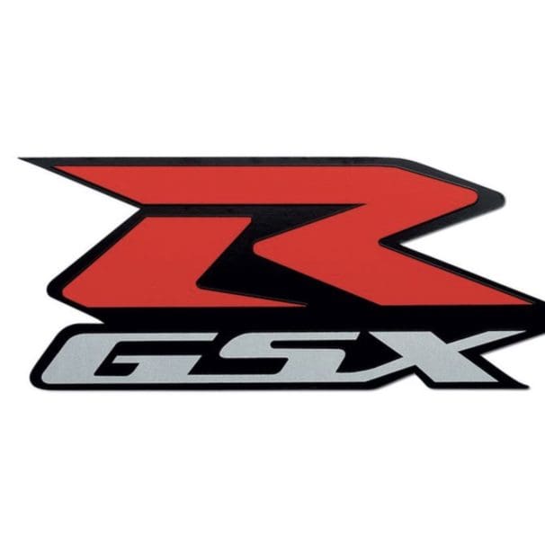 A Suzuki GSX-R logo. Media provided by Gixxer.