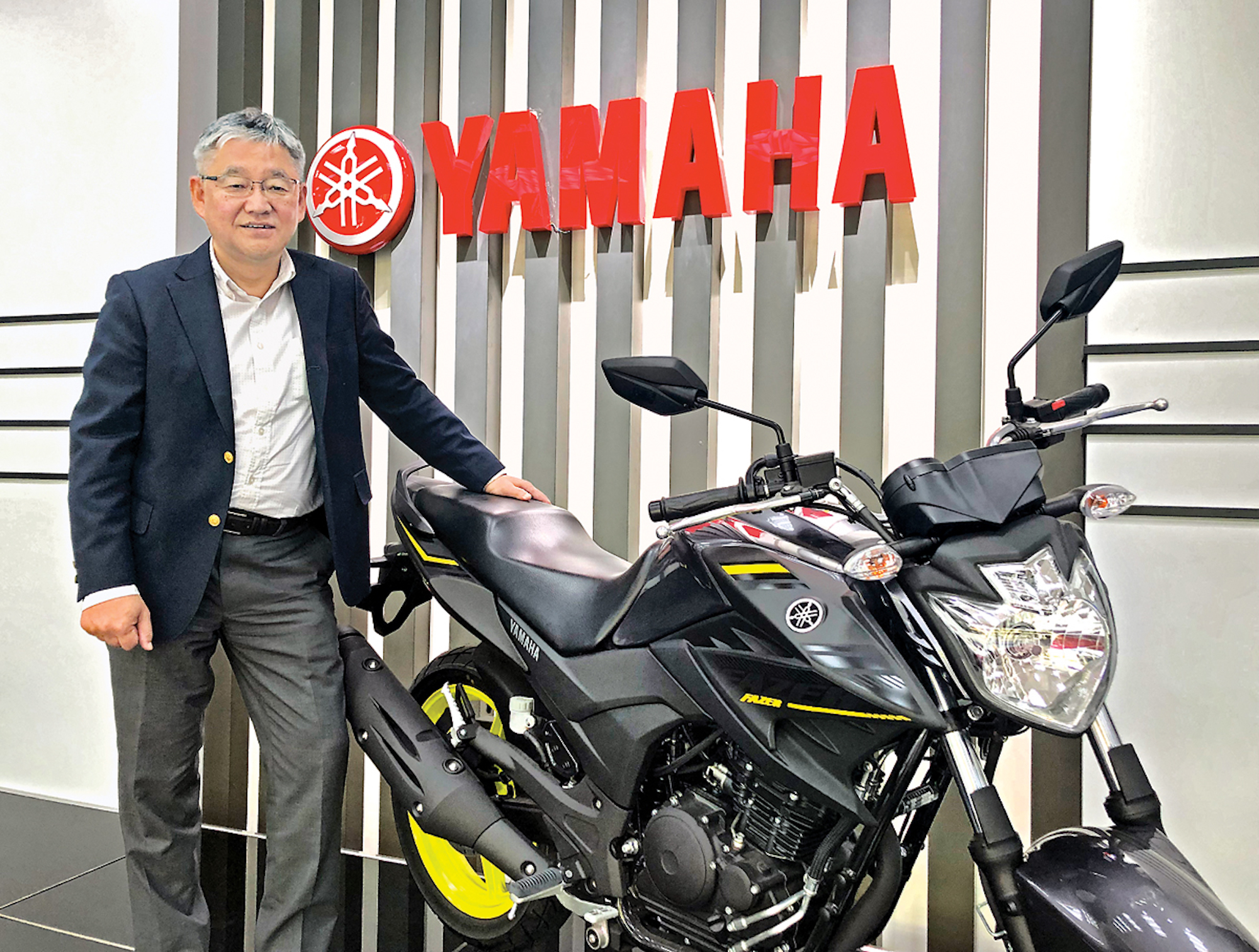 Atsuhiko Okano, the President of Yamaha Motor Company (China). Media provided by Japan Times.