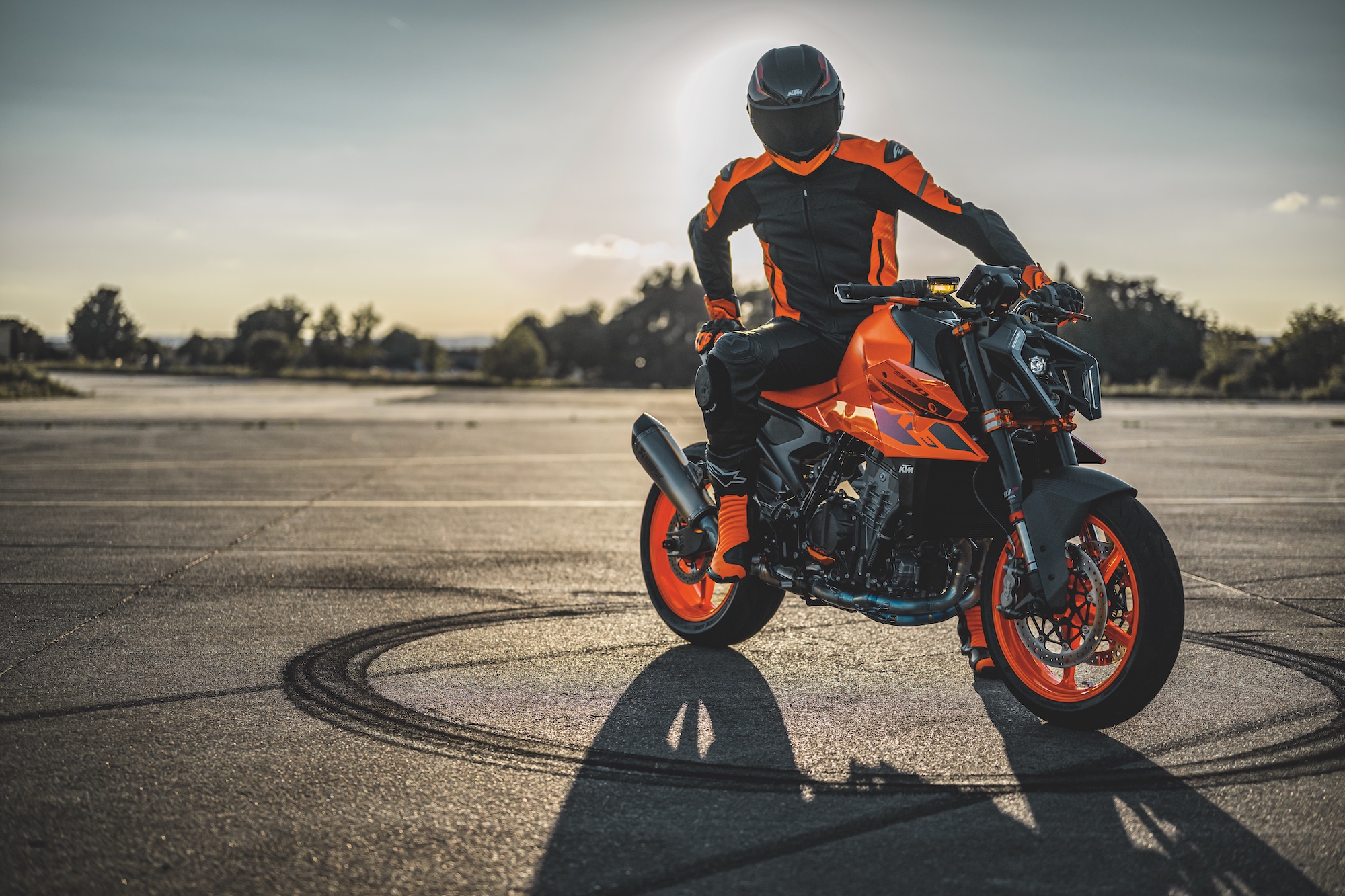 A view of KTM's 2024 990 Duke. All media provided by KTM. 