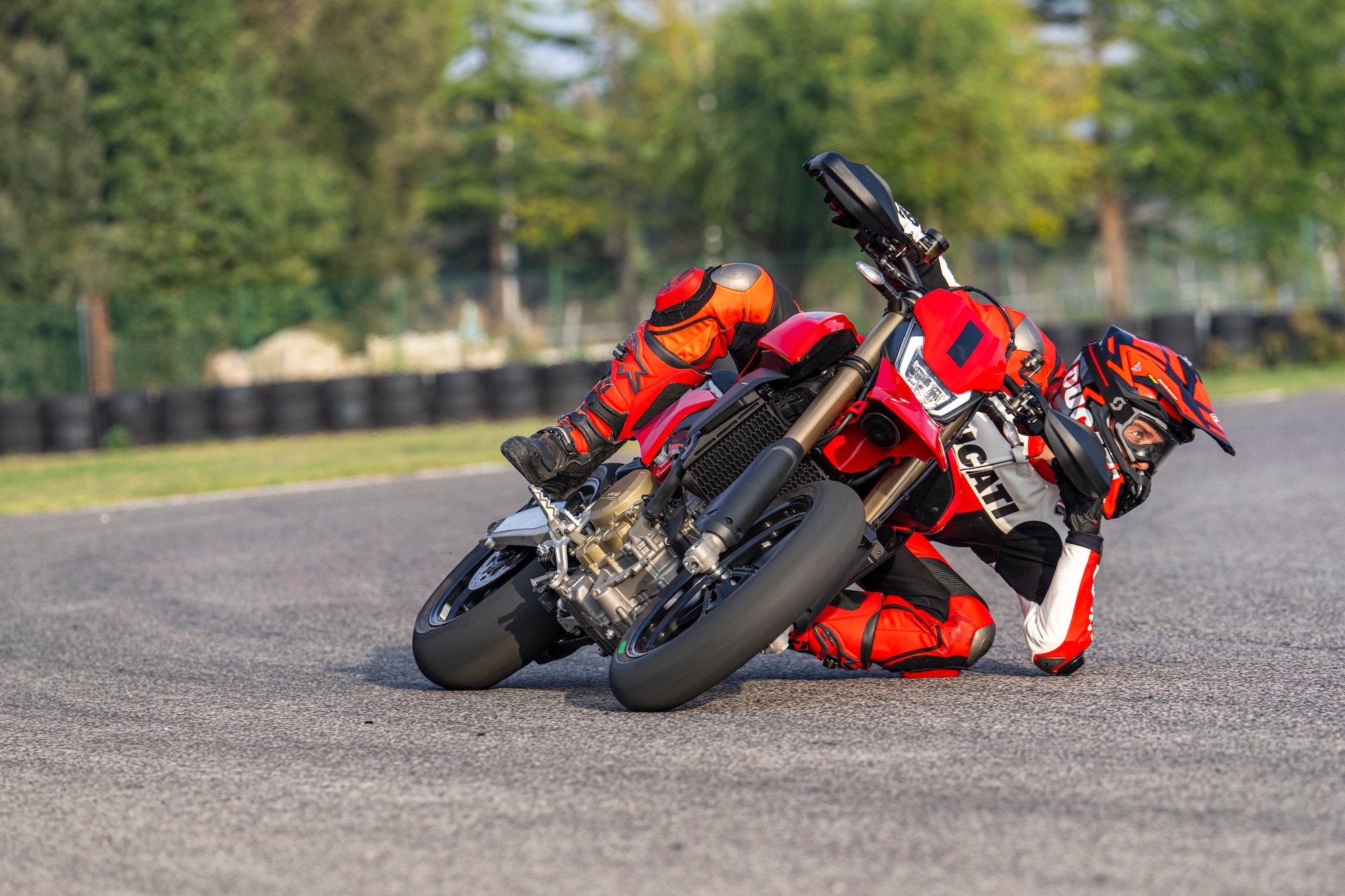 A view of Ducati's 2024 Hypermotard 698 Mono. All media provided by Ducati.