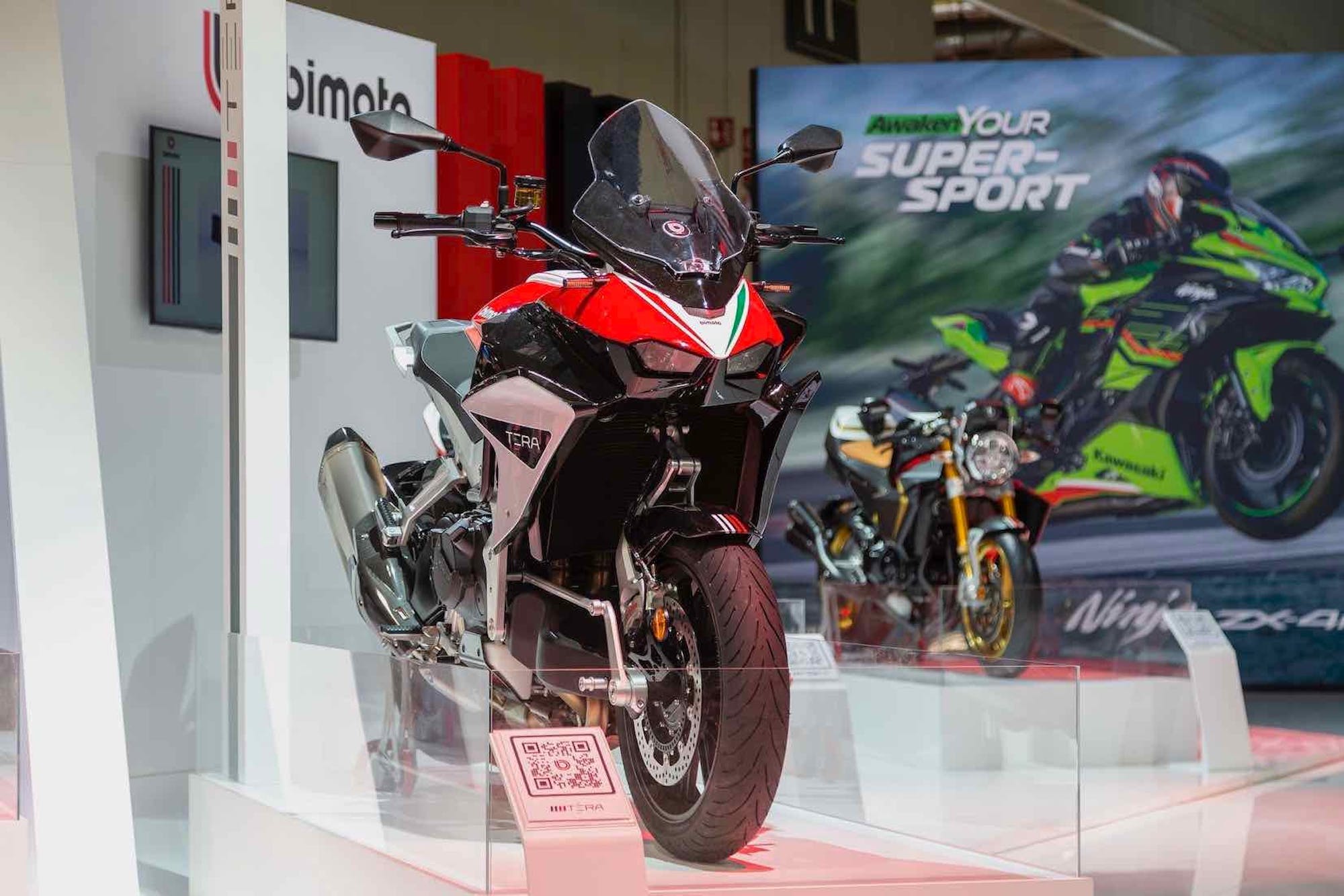A view of Biota's new Performance Crossover, the Tera. Media provided by Bimota and EICMA.