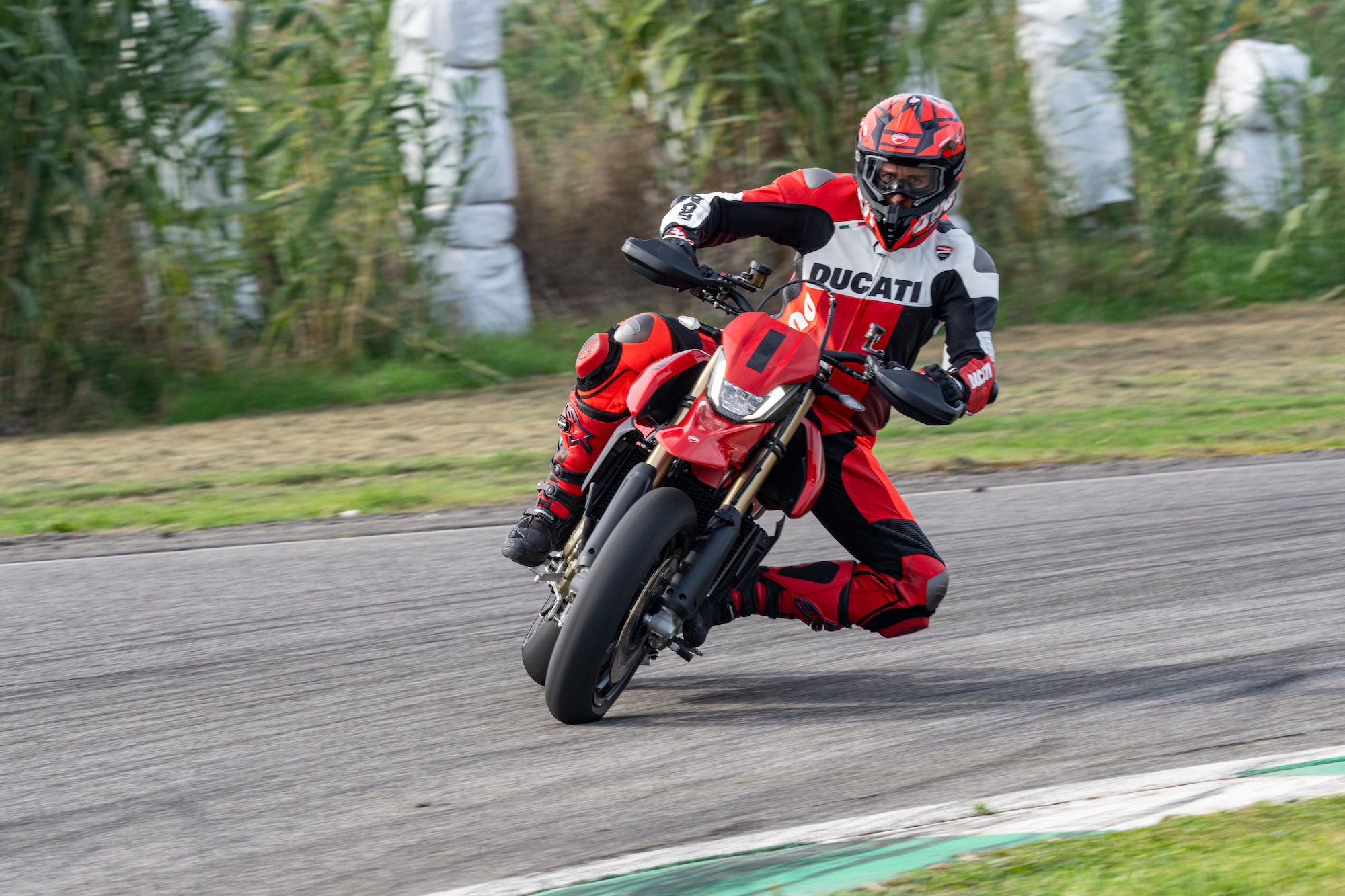 A view of Ducati's 2024 Hypermotard 698 Mono. All media provided by Ducati.